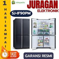 Gambar Sharp SJ-IF90PM-DS Kulkas Multi Door Freezer Bawah Inverter 639 Liter dari JURAGAN ELEKTRONIK JAKARTA Kota Administrasi Jakarta Barat 1 Tokopedia