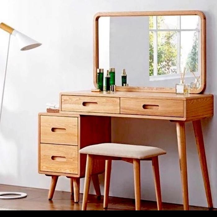 Meja Rias Set Jual Set Meja Rias Kayu Jati Minimalis TPK - Kab. Jepara - FURNITUR ...