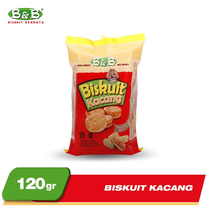 Gambar B&B Biskuit Kacang 120 gr dari AIM Biscuits Official Store Kab. Sidoarjo Tokopedia