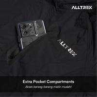 Gambar ALLTREK Jas Hujan NAVIA Taslan Raincoat Waterproof Outdoor - Black, M dari ALLTREK OUTDOOR GEAR Kota Administrasi Jakarta Barat 4 Tokopedia