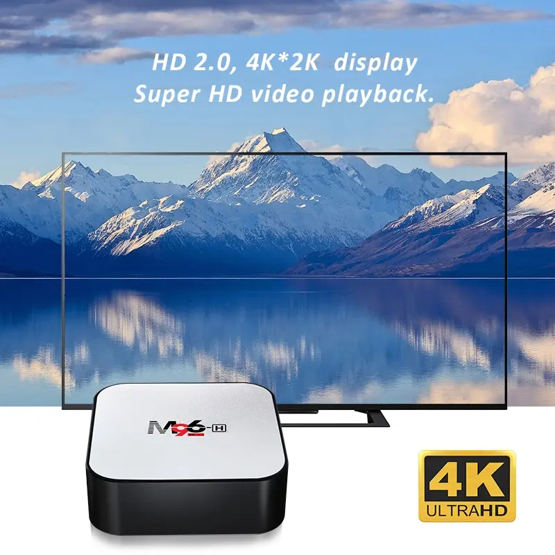 Tripsky Android TV Box M96-H Ram 4GB Rom 32GB 6K HD Android WIFI TV Box Android TV. Support cod Free shipping  Pengiriman Gratis. 5