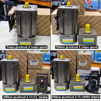 Gambar HOULE Motor 180W 220v AC 5IK Variable Speed Control Gear Motor Gearbox set 180watt 1P220V 5IK180W 5IK180R 5RK180 Reversible Torque Dinamo RPM Rendah - 5GU3K (1:3), US-52 Analog dari HOULE Motor Kota Administrasi Jakarta Utara 4 Tokopedia