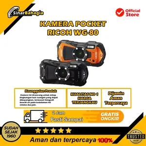 Ricoh WG 80 Digital Camera WG80 Waterproof Underwater Camera