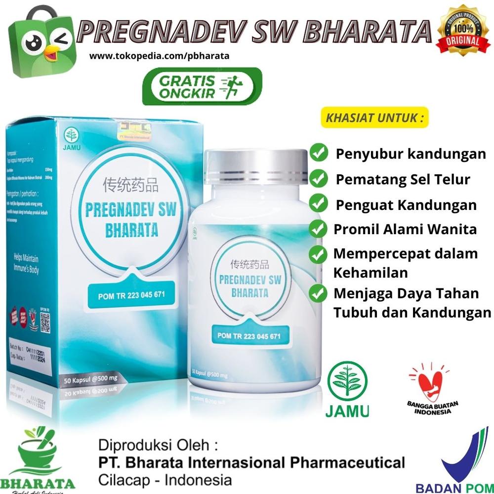 Obat Penyubur Kandungan Wanita Menopause Pregnadev Sw Bharata