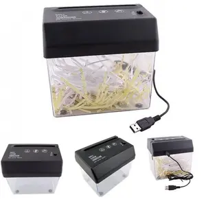 mesin penghancur kertas - Mini USB Paper Shredder with Letter terlaris
