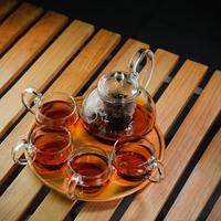 Gambar SUJI Maxi Teaset with 4 cups-Teko Cangkir Gelas Glass Set Teh Cantik dari Suji Premium Handcrafted Kota Bandung 1 Tokopedia