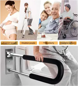 Grab Bar Disability Safety/Pegangan Kamar Mandi Untuk Lansia Anti Slip