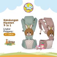 Gambar Baby Joy Gendongan Depan Bayi Hipseat 7in1 Baby Carrier Polyester - Giraffe Green dari Berry Baby Kota Bandung 3 Tokopedia
