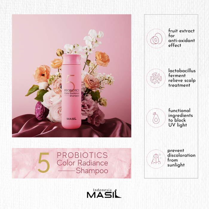 Gambar MASIL Probiotic Color Radiance Shampoo - 150ml dari MASIL Indonesia Kota Semarang Tokopedia