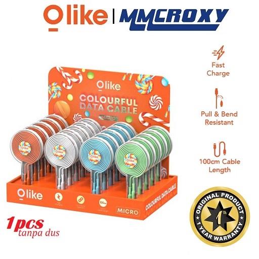 Gambar Olike D202 Kabel Data Charger Fast Charging 2.4A Kabel Colorful - D202 IPHONE dari MMCROXY Kota Administrasi Jakarta Pusat Tokopedia