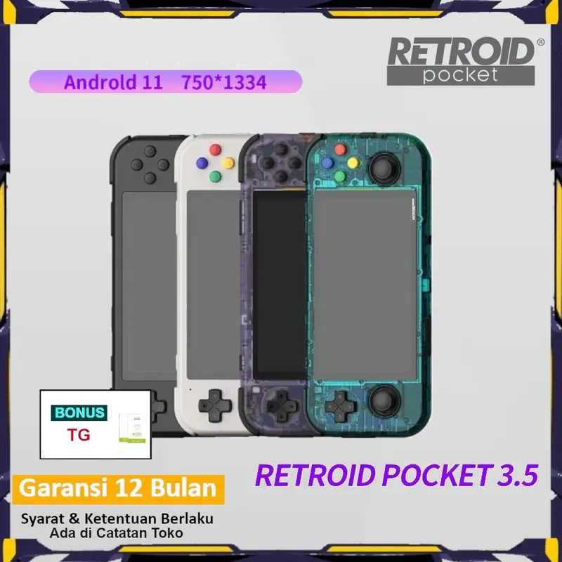 Retroid Pocket 3+ Handheld Portable Game Retro Console Android System 0