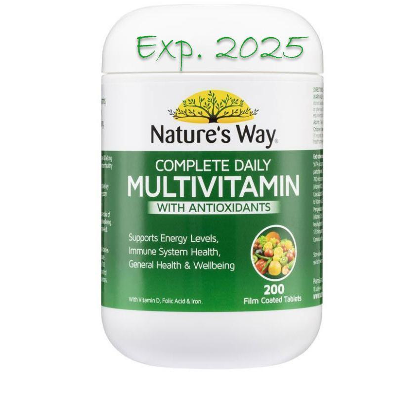 Natures Way Complete Daily Multivitamin 200 Tablets