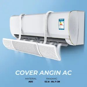 TaffHOME Cover Angin AC Retractable Three Board Windshield Deflector