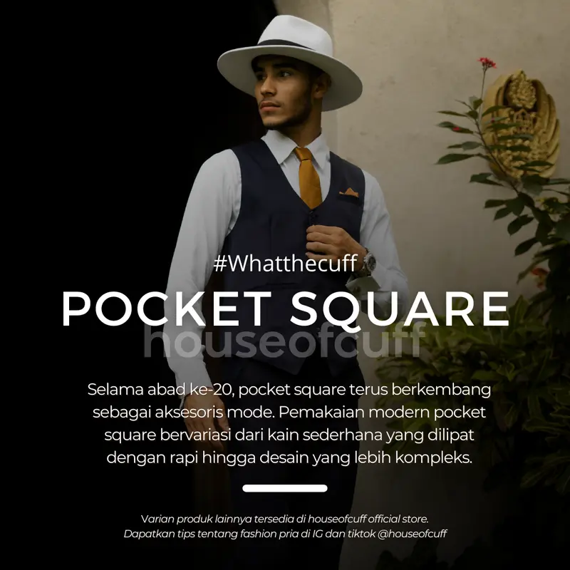 Pocket Square Saputangan Jas Wedding Best Man BATIK POCKET SQUARE 1