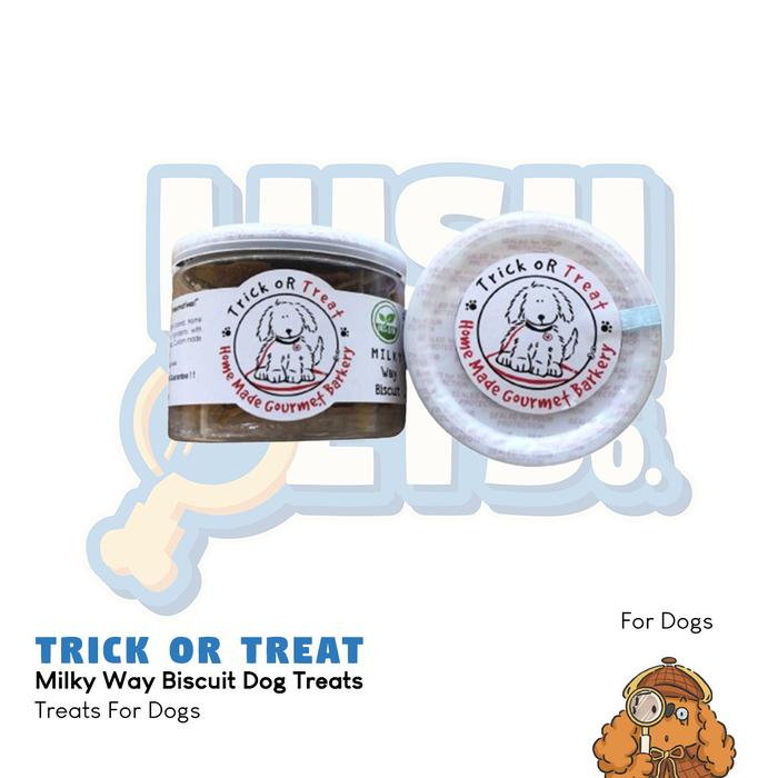 Gambar Trick or Treat Milky Way Biscuit Dog Treats - 75gr dari Lush Pets Co. Kota Administrasi Jakarta Utara Tokopedia