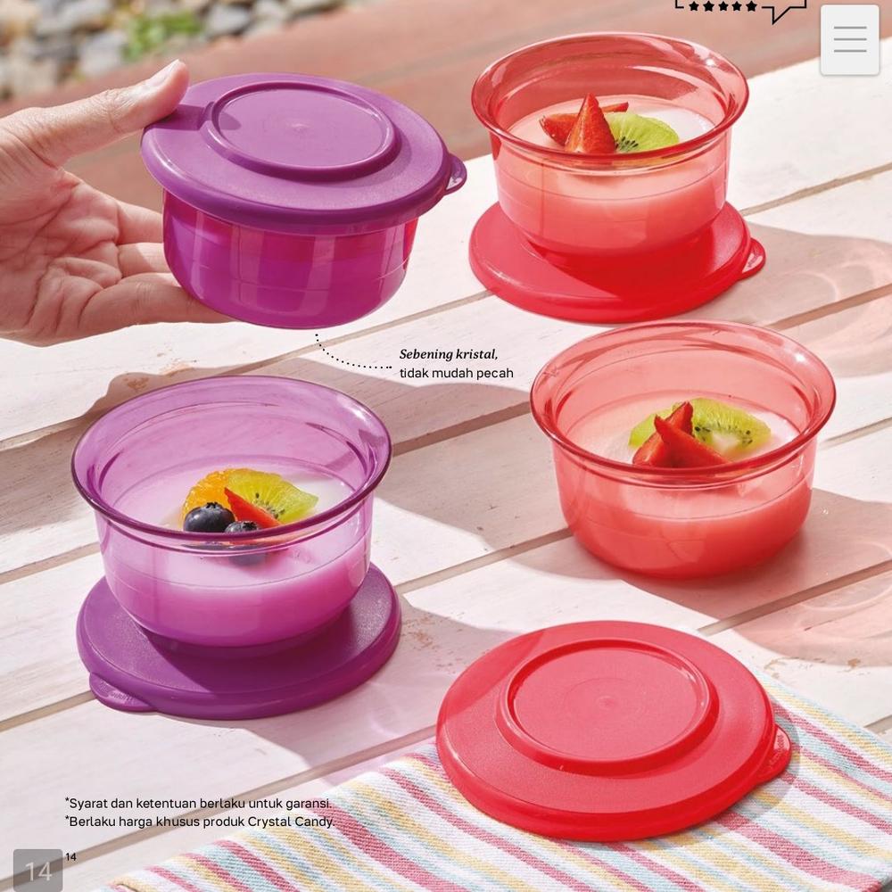 Termurah Cristal Candy Original Tupperware - Orange