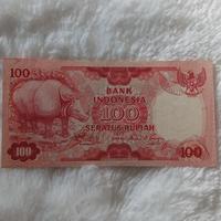 Gambar Uang Kertas 100 Rupiah Badak 1977 dari dKoine Gallery Kab. Gresik 1 Tokopedia