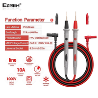 Gambar Ezren EZ-0207 Kabel Multitester Jarum Digital 1000V Rubber Wire 20A dari House Sparepart Kab. Tangerang 5 Tokopedia