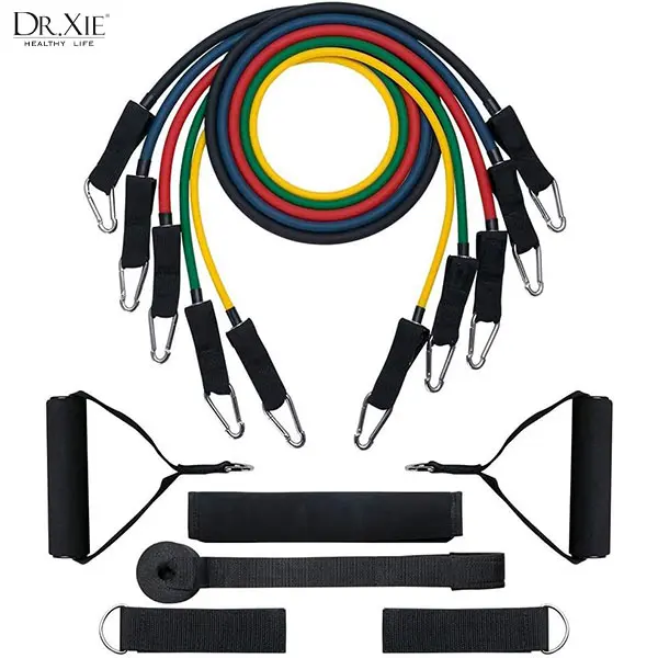 Resistance Bands 11 in 1 Set Tali Pembantu Resistance Tube Elastic Fit 2