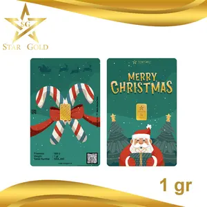 Logam Mulia Micro Gold StarGold Edisi Natal 01 (Merry Christmas 01)