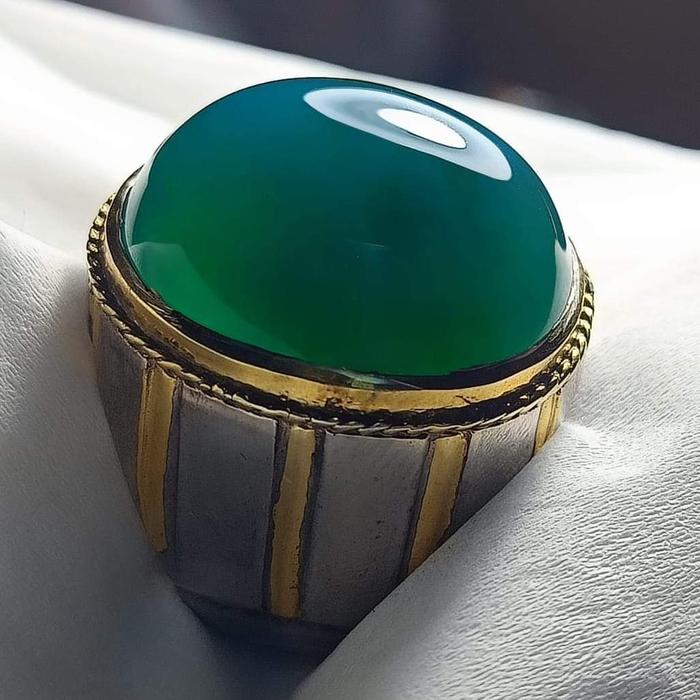 Gambar Batu Bacan Doko Lawas Hijau BC067 Body Klimis Super Ikatan Perak dari CNC phoneshop Kota Administrasi Jakarta Pusat Tokopedia