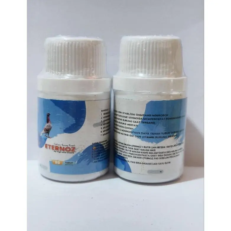 jamu merpati herbal eternoz isi 50 kapsul untuk terbang tinggi dan