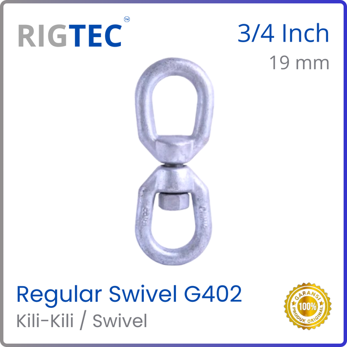 Gambar Regular Swivel Galvanized / Kili-Kili G402 3/4 Inch 19 mm RIGTEC dari GMS Lifting Kota Administrasi Jakarta Utara Tokopedia