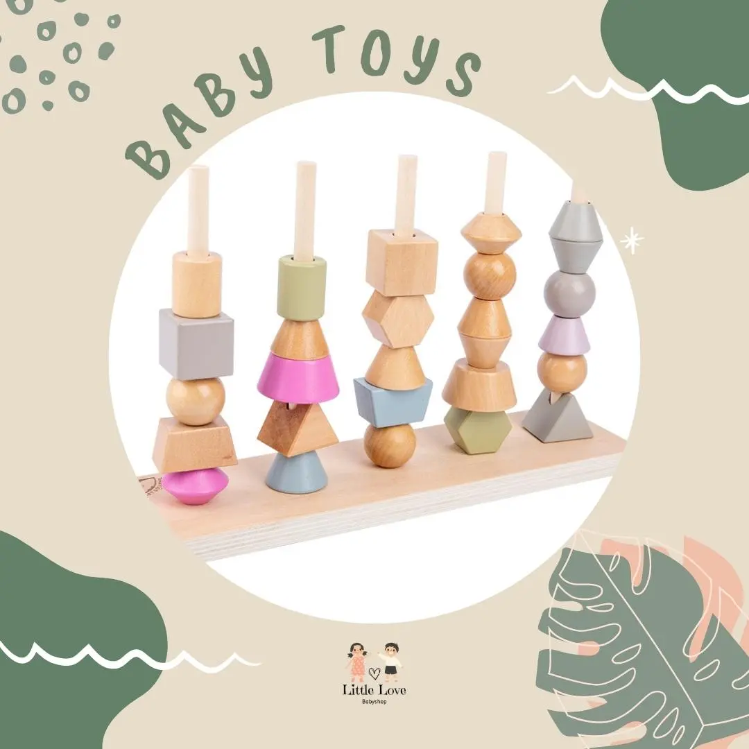 Mainan Anak Edukasi Solid geometry beading