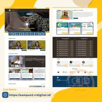 Gambar TEMPLATE WEBSITE KAMPUS / SEKOLAH DESIGN MODERN DENGAN WORDPRESS [NEW dari RRDigital-id Kota Depok 2 Tokopedia