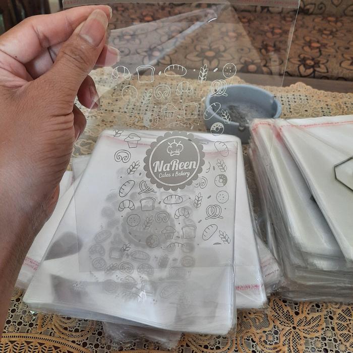 Sablon Opp Roti Jual Sablon plastik opp roti/kemasan 12x22 dua warna - Kab. Kebumen ...