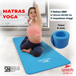 SPEEDS Matras Yoga Karet Yoga Mat Olahraga Senam Lantai 027-21