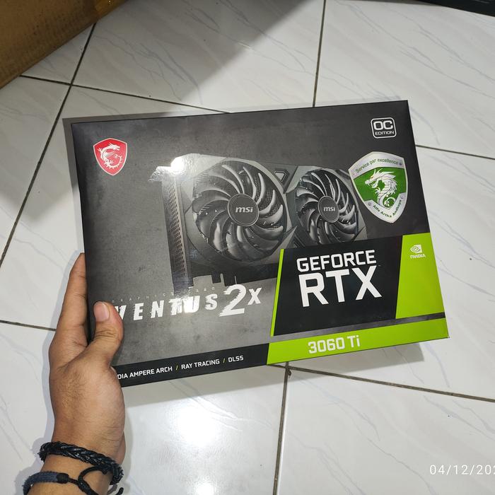 Jual Dus Box Vga MSI RTX 3060 ti VENTUS 2X ORIGINAL - Kota Tangerang ...