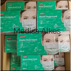 masker onemed medis 50 pcs / masker kesehatan/ perlengkapan p3k