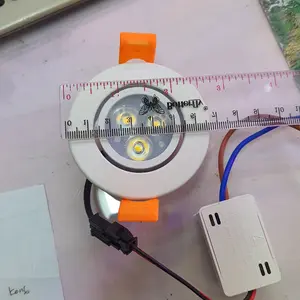 Downlight 3w 3 mata 220v