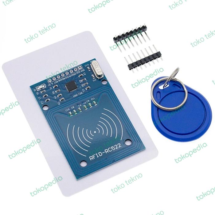 Jual RFID Module RC522 Kits 13.56 Mhz 6cm Tags SPI Write & Read for ...