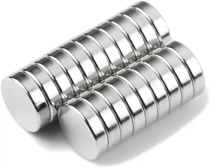 ( 10 PCS ) Magnet Bulat Neodynium diameter 12 mm x tebal 2 mm