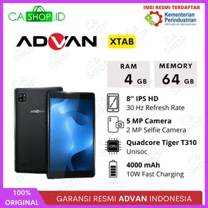 Advan XTAB - 4GB 64GB (4/64) Tablet 8" IPS New Original Garansi Resmi