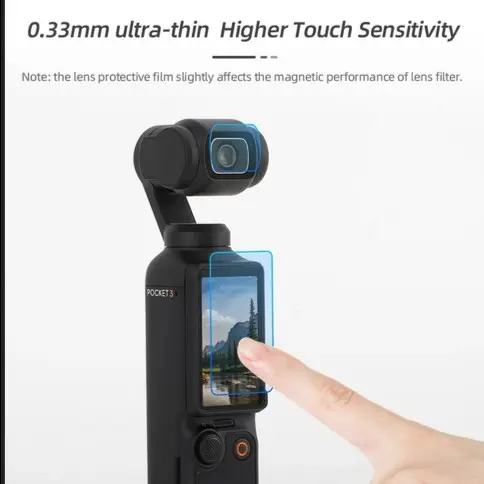 Sunnylife Lens Screen Protector Tempered Glass DJI Osmo Pocket 3 2