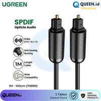 Gambar UGREEN Kabel Digital Audio Optical SPDIF Toslink Fiber 1M - 70890 dari Queen-id Kab. Tangerang 1 Tokopedia