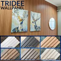 Gambar WOOD PANEL WPC | TRIDEE WALLPANEL - BIRCH GREY, 150CM dari Tridee Wallpaper Kota Administrasi Jakarta Barat 1 Tokopedia