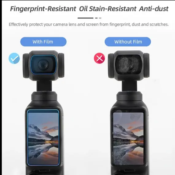 Sunnylife Lens Screen Protector Tempered Glass DJI Osmo Pocket 3 5