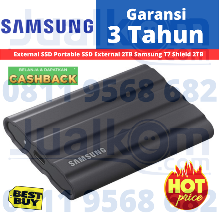 Gambar Samsung SSD T7 Shield 2TB Portable SSD Eksternal SSD USB 3.2 dari Karya Citra Computers Jualkom Kota Administrasi Jakarta Pusat Tokopedia