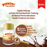 Gambar Fitkom CalciGROW Tablet Hisap Vitamin Rasa Coklat dari Soho Global Health_NEW Kota Administrasi Jakarta Timur 3 Tokopedia