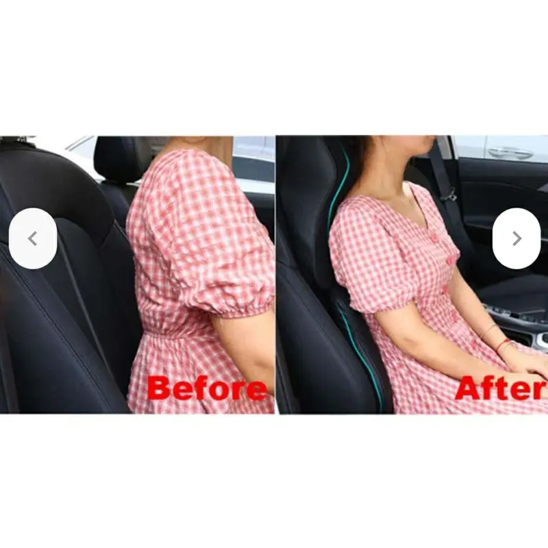 Maluokasa Bantal Punggung jok mobil Memory Foam Lumbar Support 4