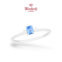 Gambar Cincin Berlian Batu Blue Sapphire KLR1036282 - Kimberly Jewellery - 0.910 Gram dari Kimberly Jewellery Online Kota Administrasi Jakarta Selatan 1 Tokopedia