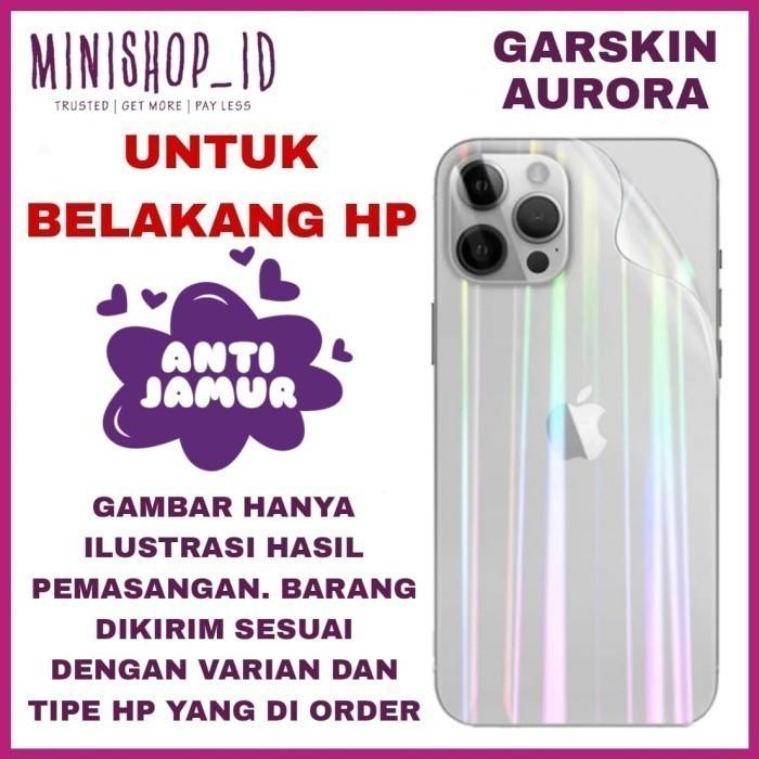 Gambar XIAOMI REDMI 13C SKIN AURORA TRANSPARAN BACK SCREEN ANTI GORES GARSKIN dari MINISHOP OFFICIAL Kota Tangerang Tokopedia