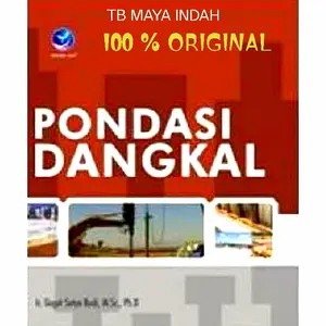 buku ORIGINAL. Pondasi Dangkal -  Gogot Setya Budi