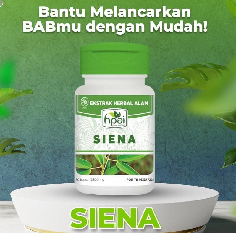 Siena  untuk membantu melancarkan buang air besar
