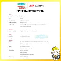 Gambar Hikvision Ip Camera Outdoor 2mp DS-2CD1021G0-I Fixed Bullet Camera dari Cengli Store Kota Surabaya 5 Tokopedia