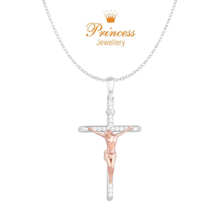 Gambar Liontin Salib Yesus Berlian PPD1238624 Princess Jewellery dari Princess Jewellery Online Kota Administrasi Jakarta Selatan Tokopedia